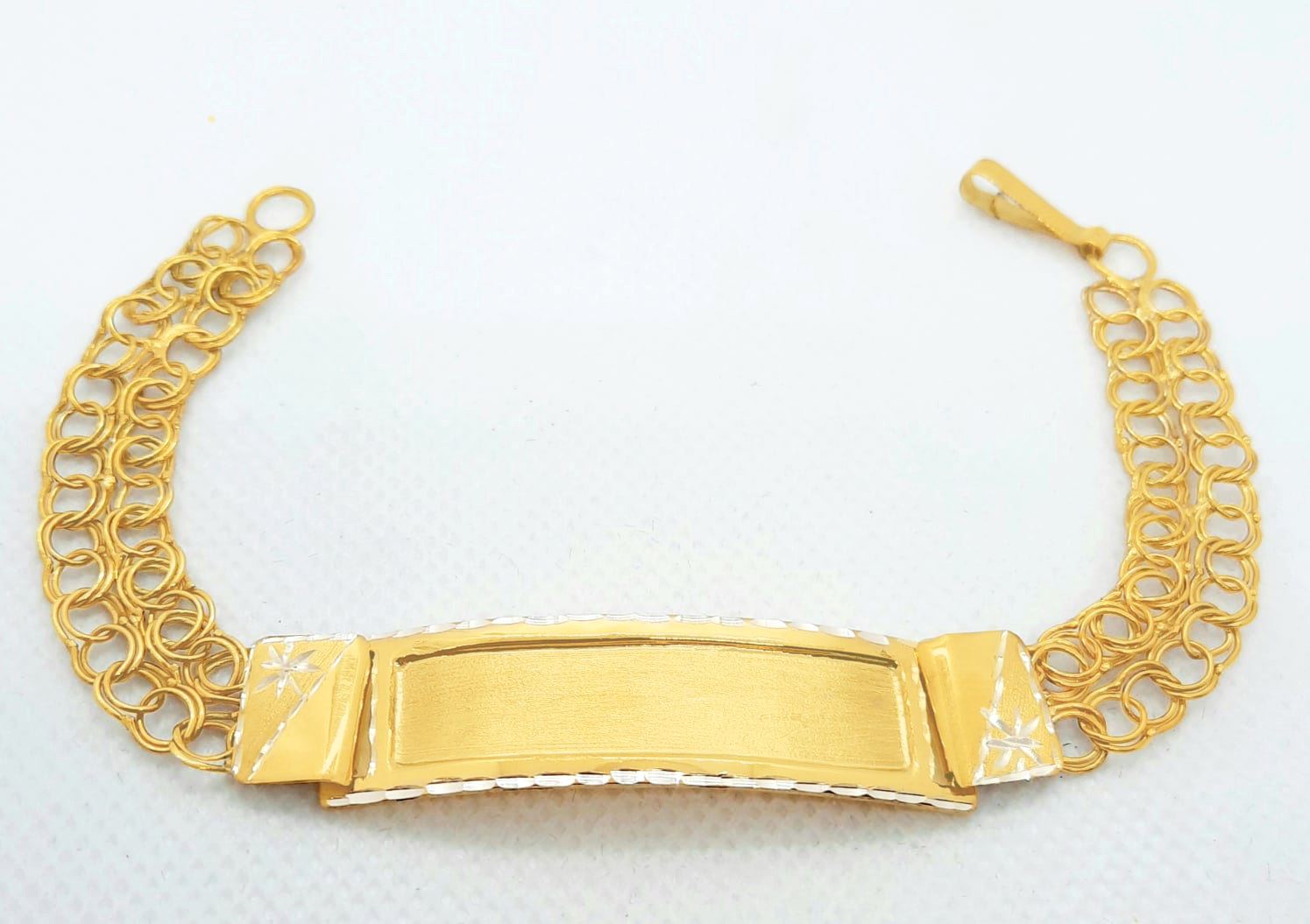 Gold Gent ID Band